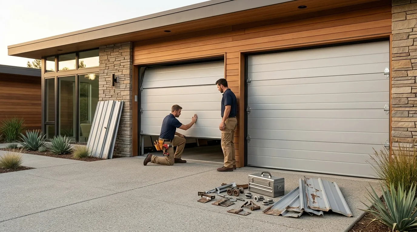 Garage Door Installation Built for Wakefield's Older Housing Stock in Vienna