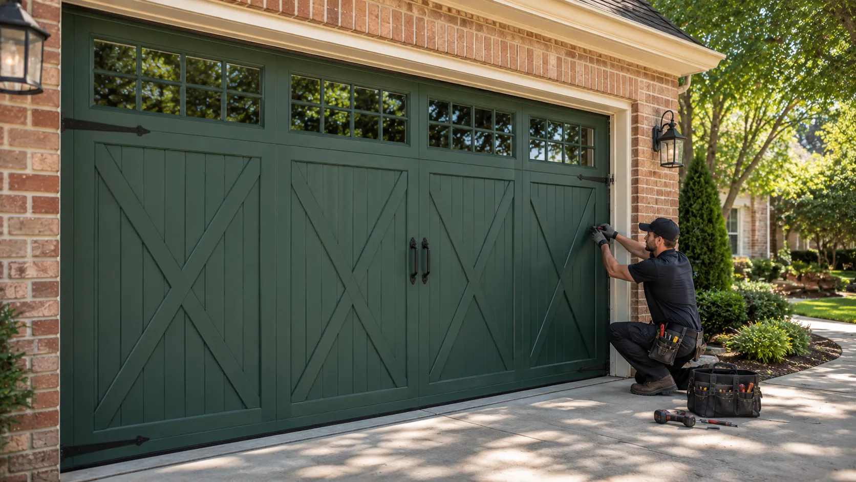 Garage door work on a home in Vienna