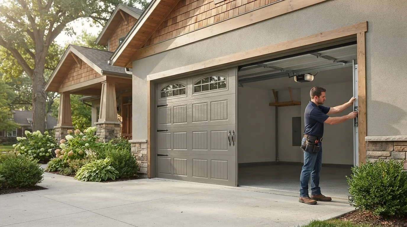 Installing a New Garage Door in Dunn Loring, VA in Vienna