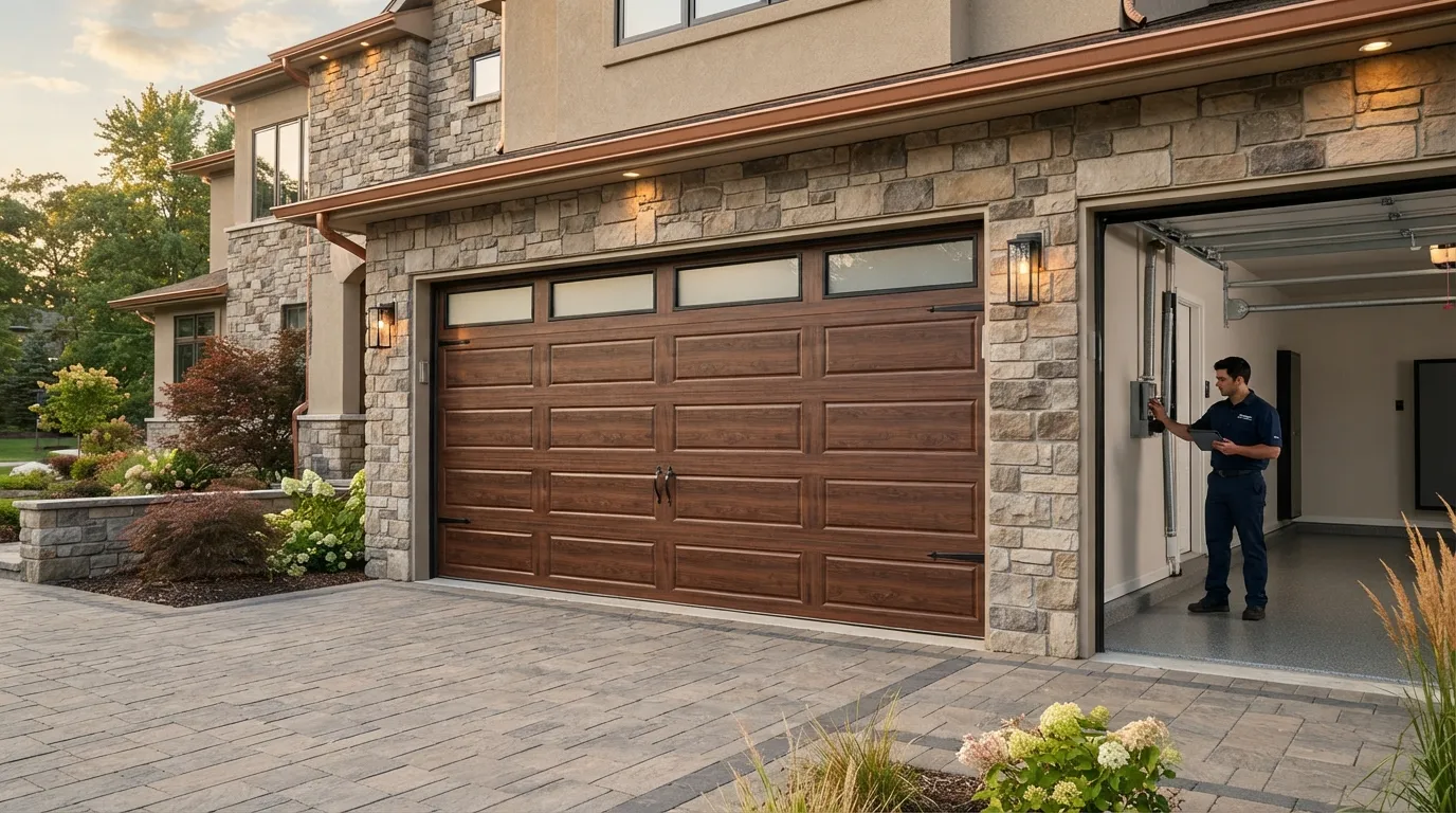 New Garage Door Installation for Great Falls Homes in Vienna