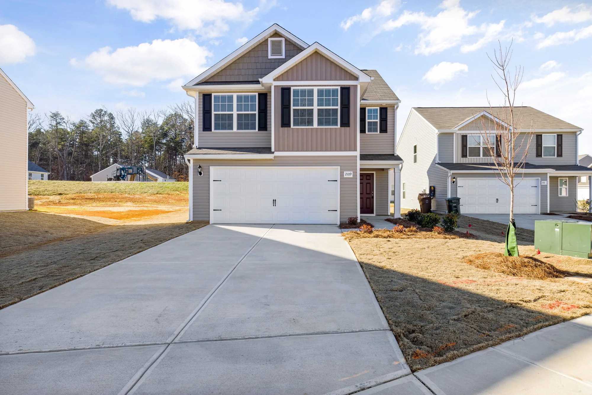 Residential garage door in Great Falls